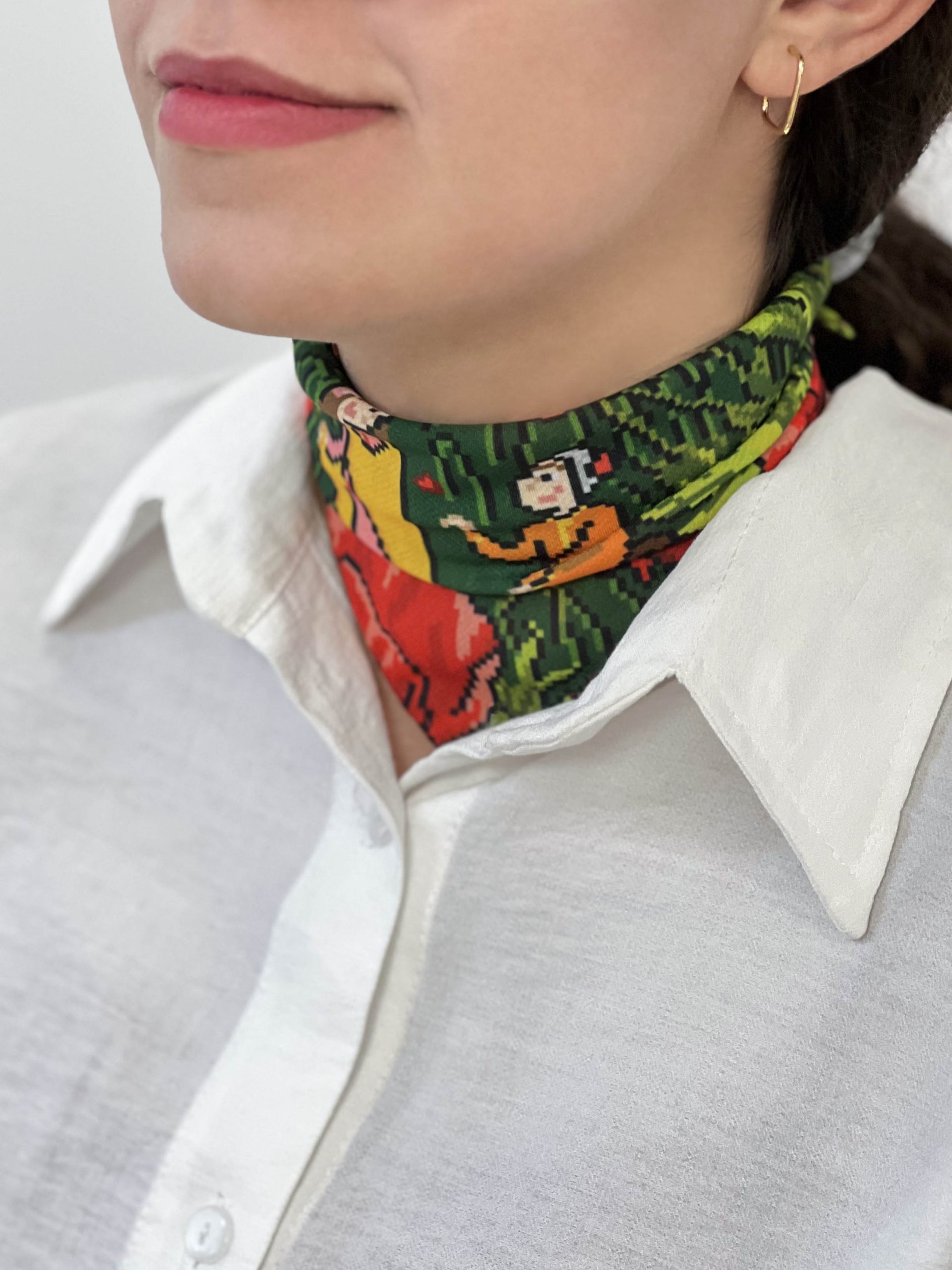 Grieving Tulip Pocket Square