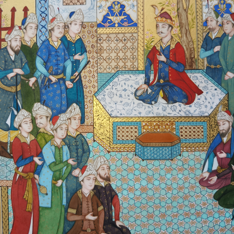The Enthronement of Khosrow Parviz